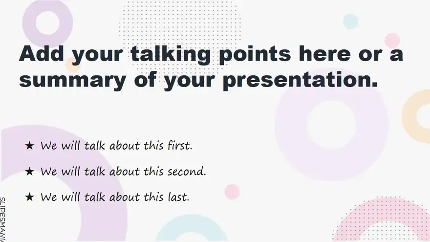 Alegria Free lively template for Google Slides or PowerPoint presentations