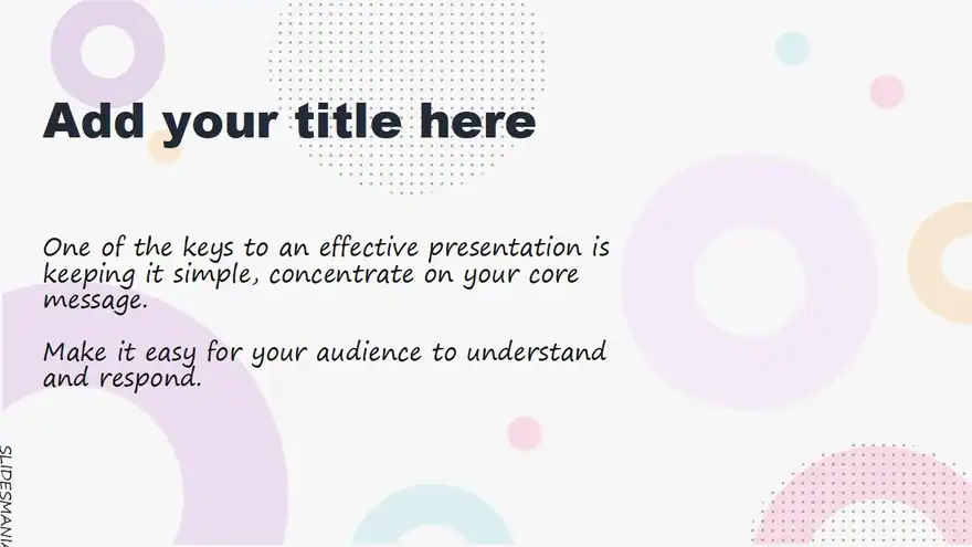Alegria Free lively template for Google Slides or PowerPoint presentations
