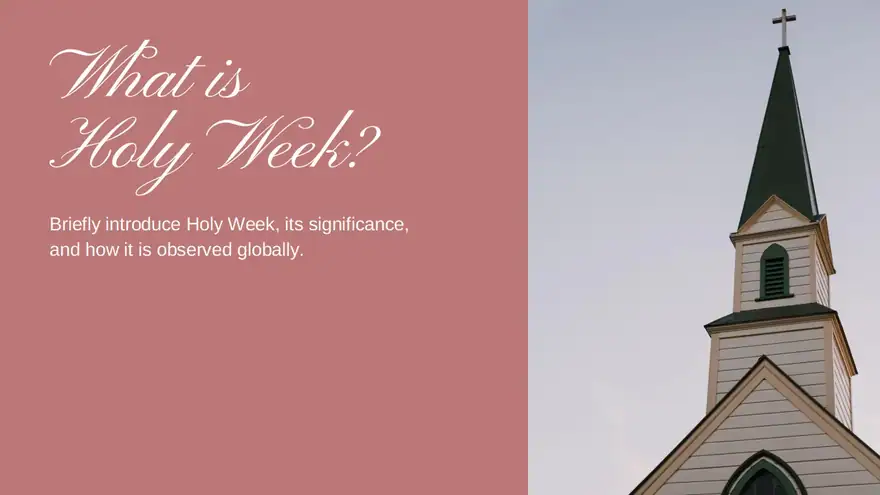 All About Holy Week Slides