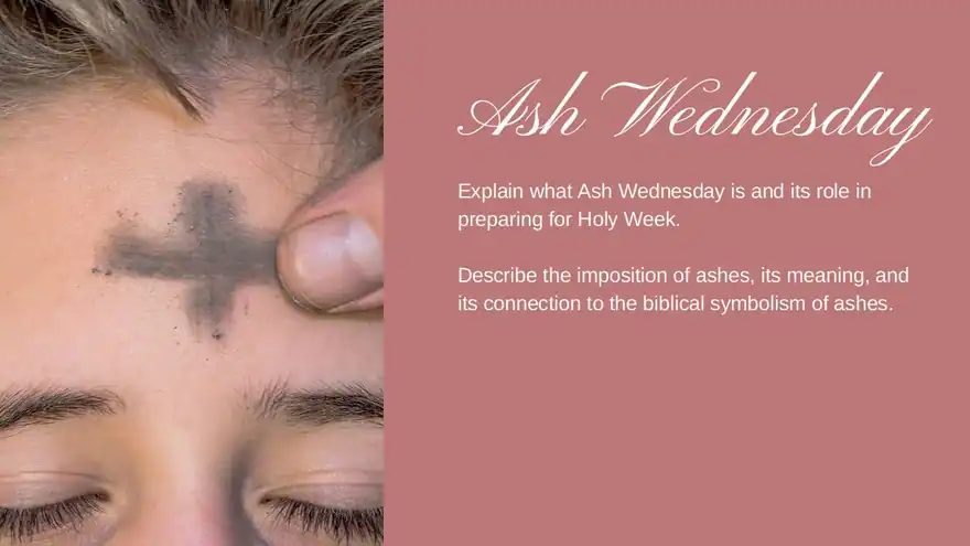 All About Holy Week Slides