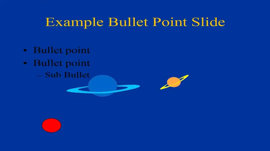 Animated Planets Template