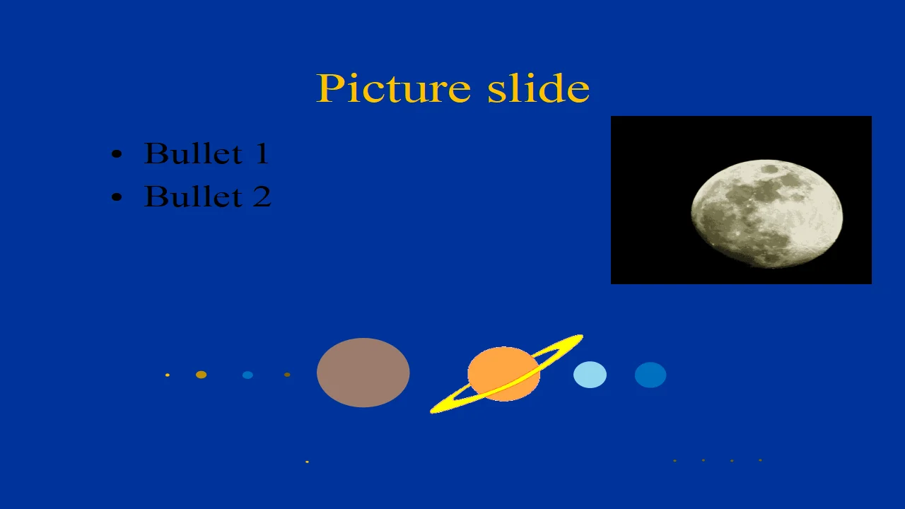 Animated Planets Template