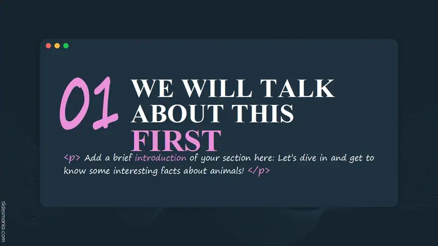 Anyone can code! Free presentation template.