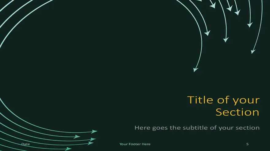 Arrow Rings Template for PowerPoint and Google Slides