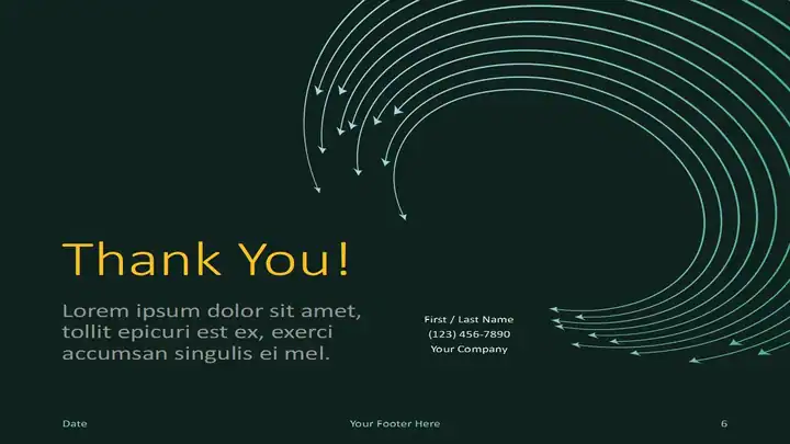 Arrow Rings Template for PowerPoint and Google Slides