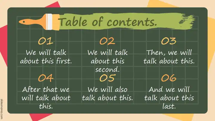 Art & Crafts free illustrated template for Canva, Google Slides and PPT.