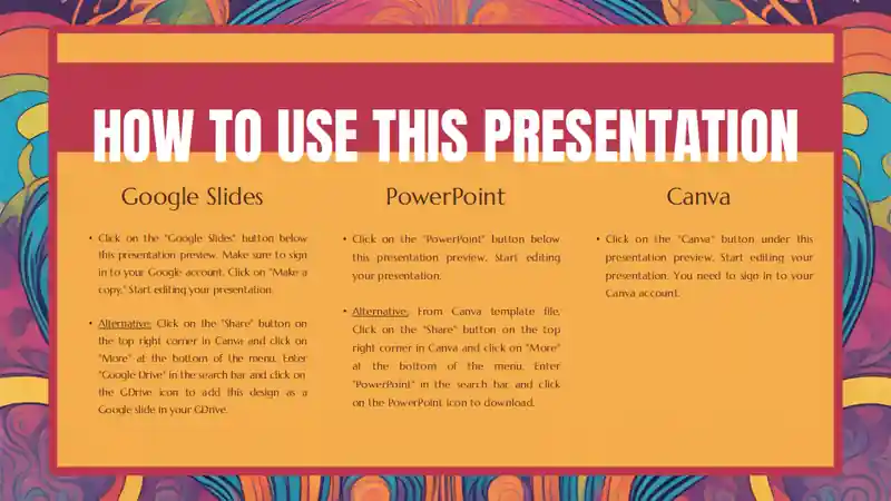 Art Nouveau Style Backgrounds Slides