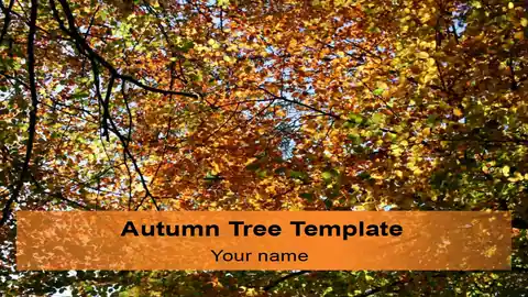 Autumn Tree Template