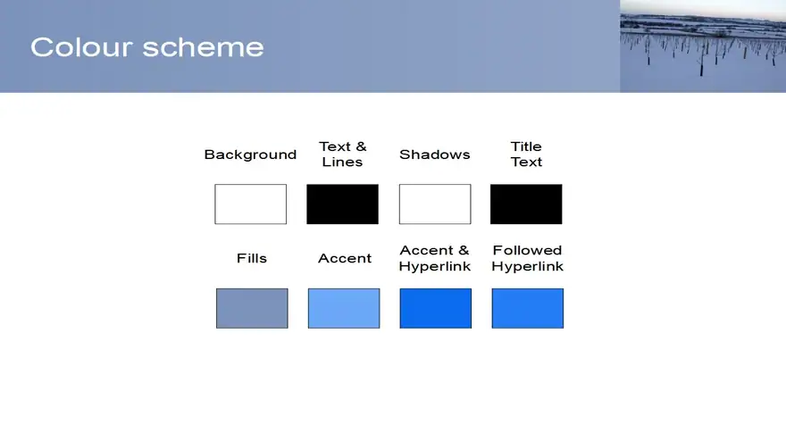 Background Snow Scene Template