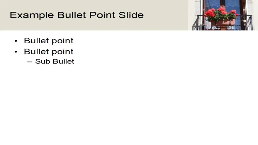 Balcony PowerPoint Template