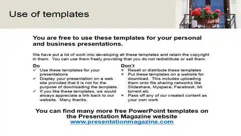 Balcony PowerPoint Template