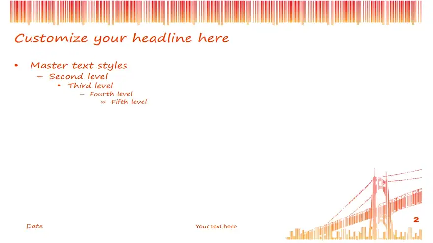 Barcode Art – Free Powerpoint Template