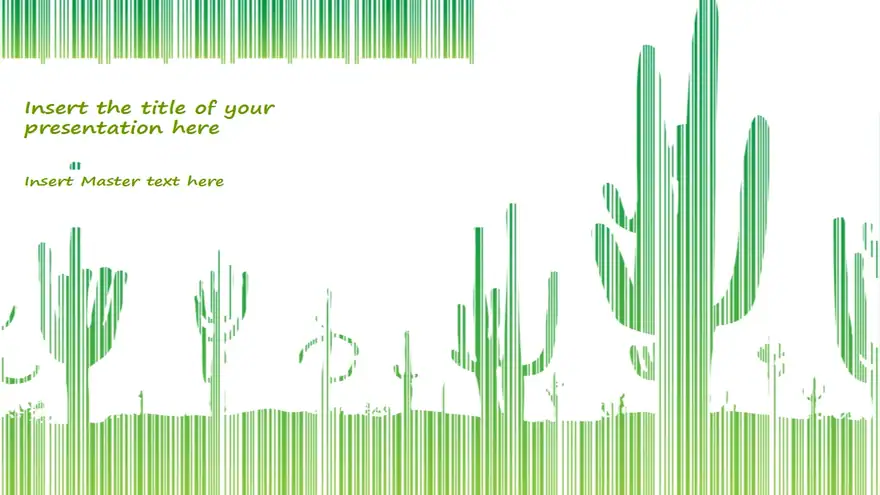Barcode Art – Free Powerpoint Template