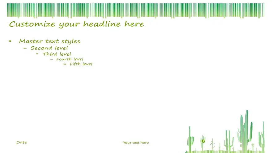 Barcode Art – Free Powerpoint Template