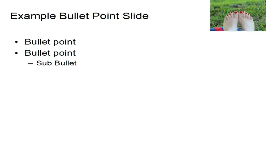 Barefoot PowerPoint Template