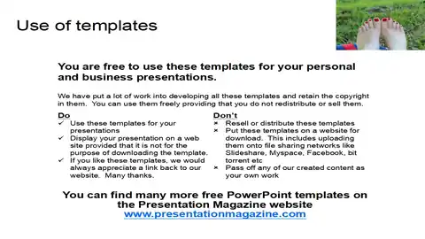 Barefoot PowerPoint Template