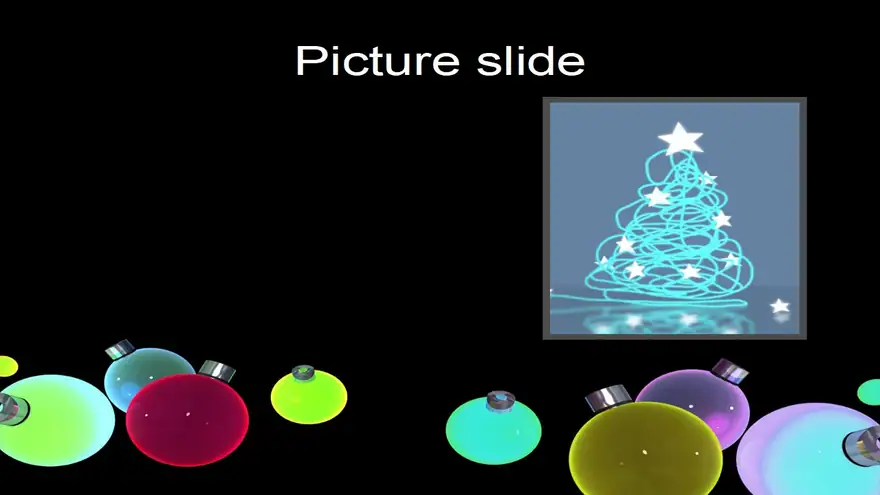 Baubles Christmas Template