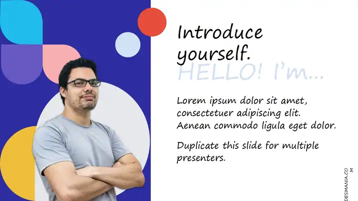 Bauhaus, multiple presenters template.