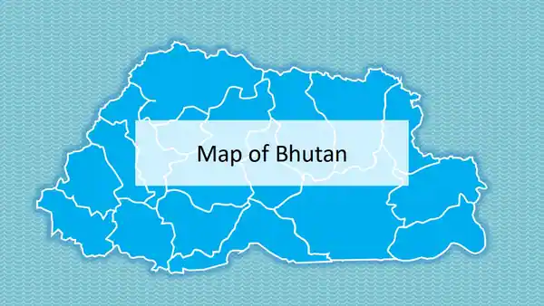 Bhutan Map PowerPoint Template