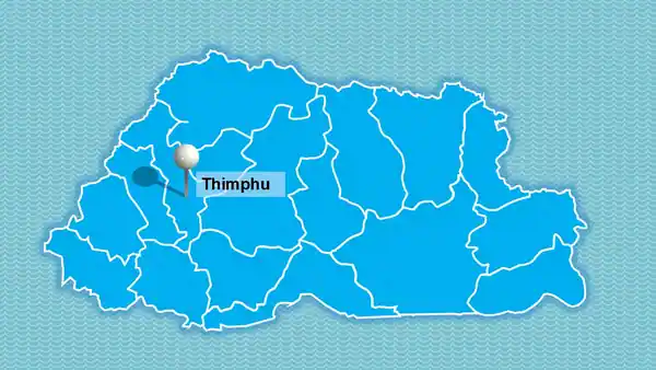 Bhutan Map PowerPoint Template