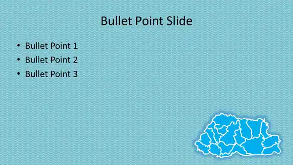 Bhutan Map PowerPoint Template
