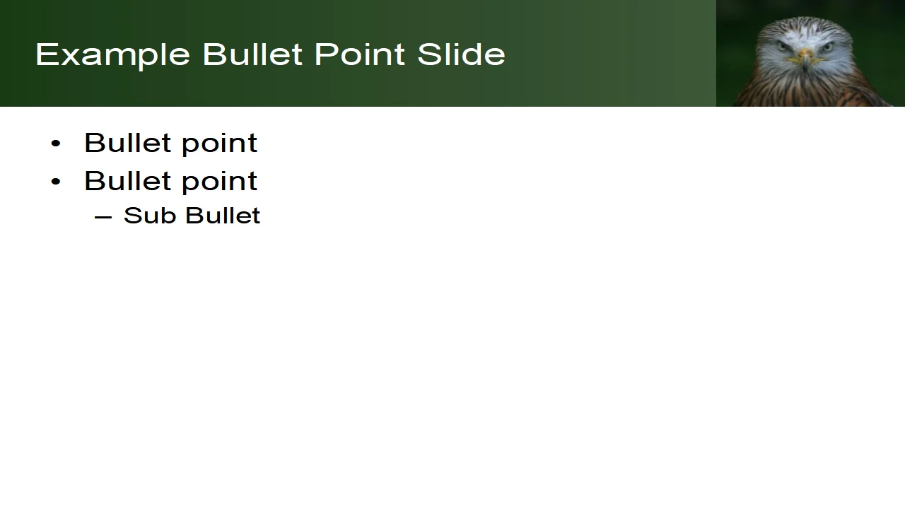 Bird of Prey PowerPoint Template