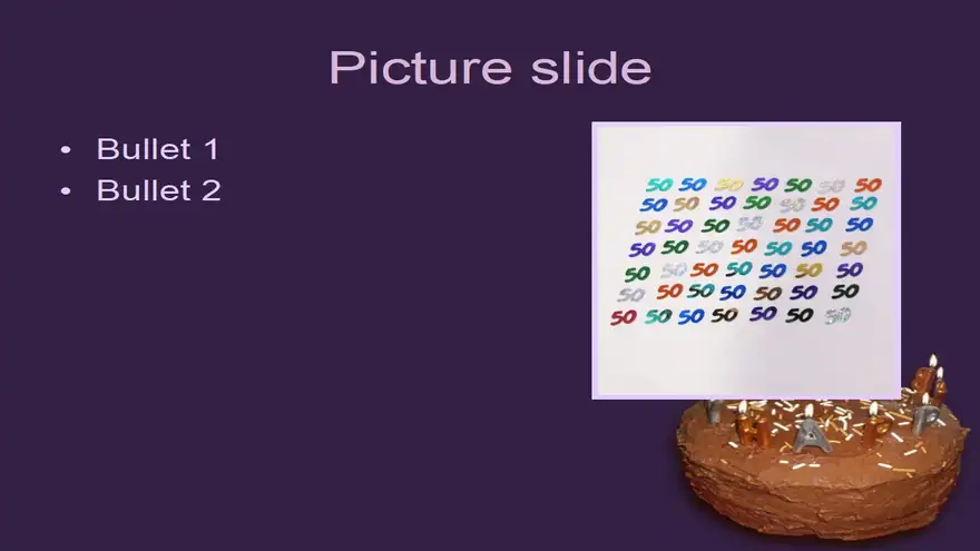Birthday Cake Template