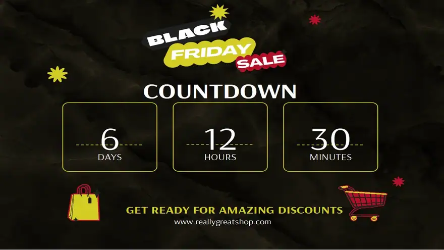 Black Friday Countdown Poster