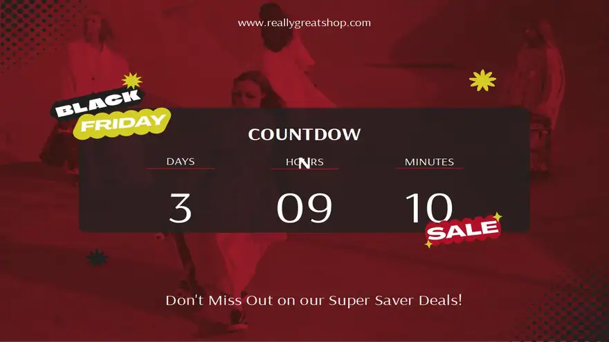 Black Friday Countdown Poster