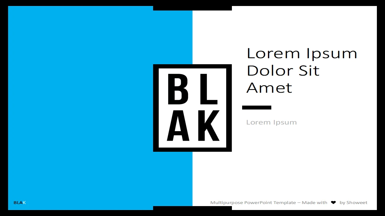 BLAK – Multipurpose PowerPoint Template