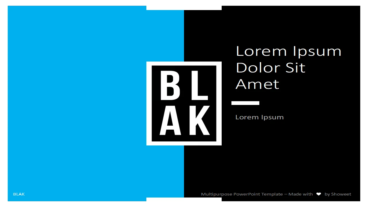 BLAK – Multipurpose PowerPoint Template