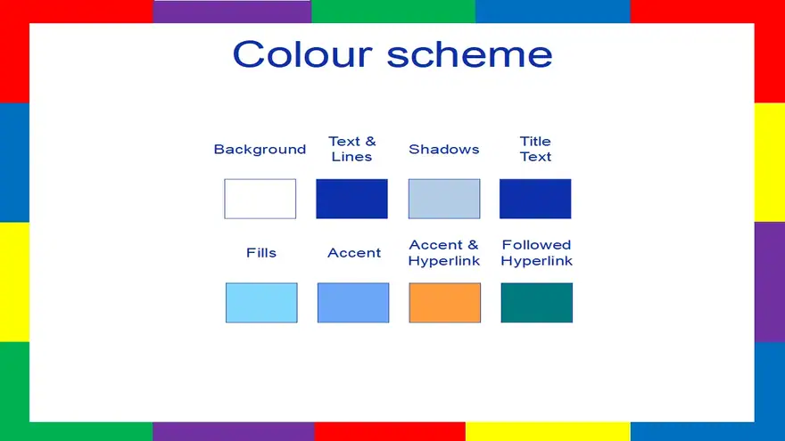 Block Colour Template