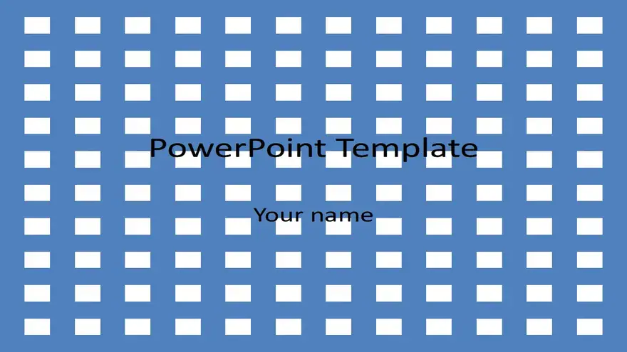Blue Grill Template
