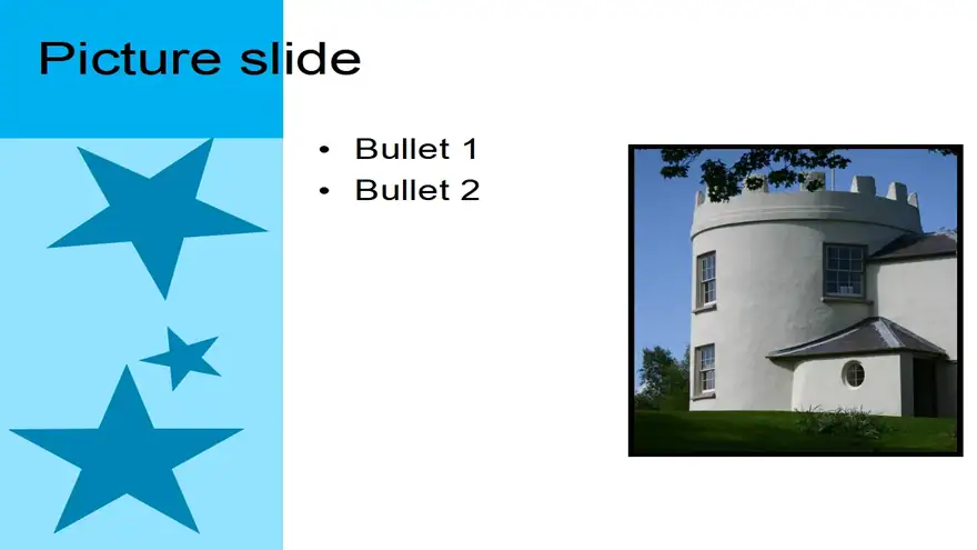 Blue Variation Template