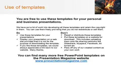 Bonfire PowerPoint Template