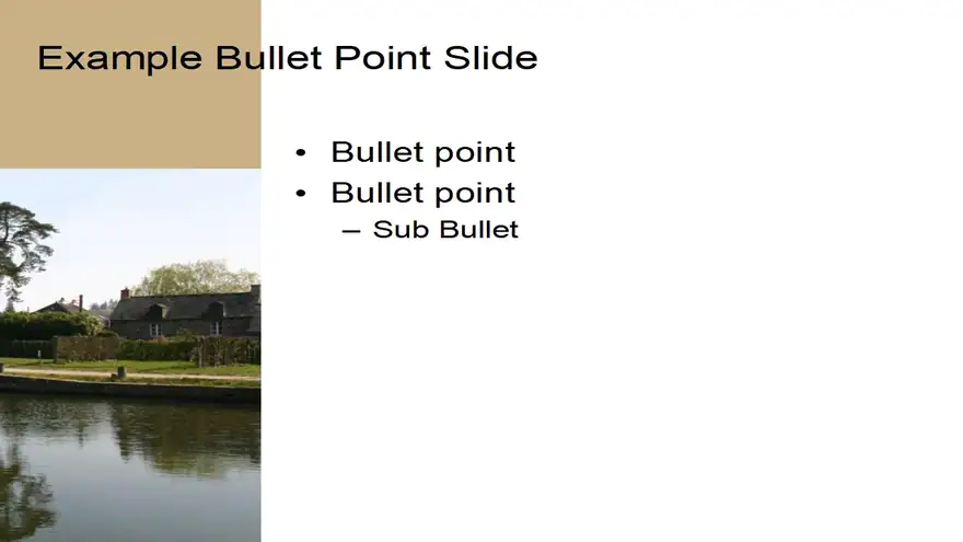 Bridge over a River Template