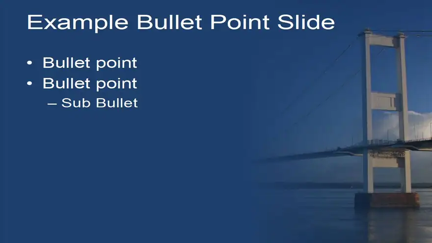 Bridge PowerPoint Template