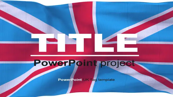 British flag PowerPoint template