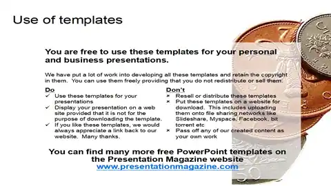British Money PowerPoint Template