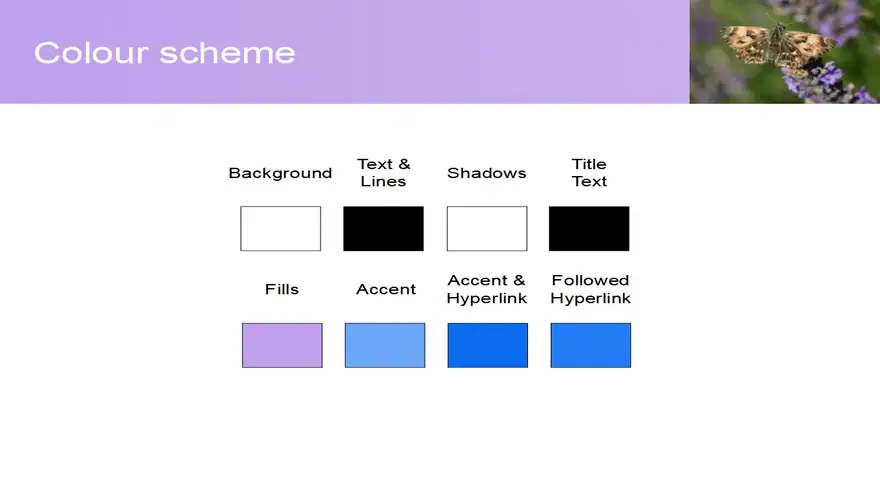 Brown Butterfly PowerPoint Template