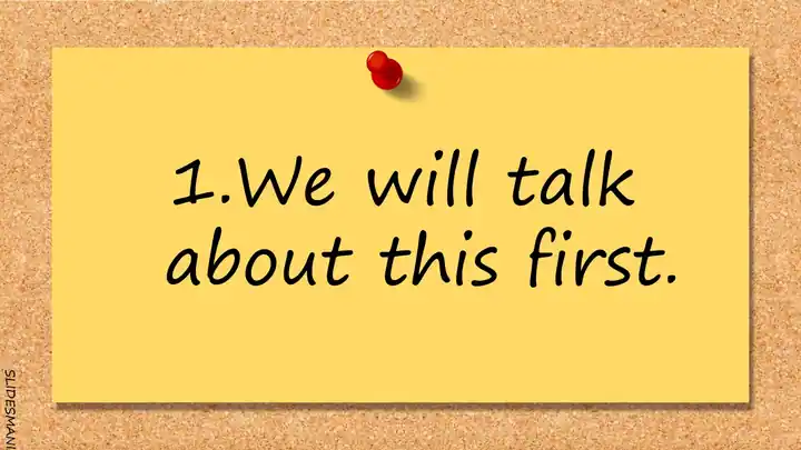 Bulletin Board presentation template.