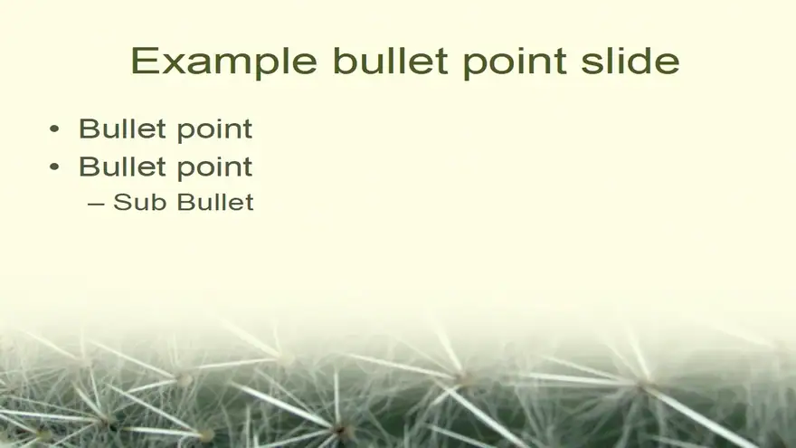 Cactus PowerPoint Template