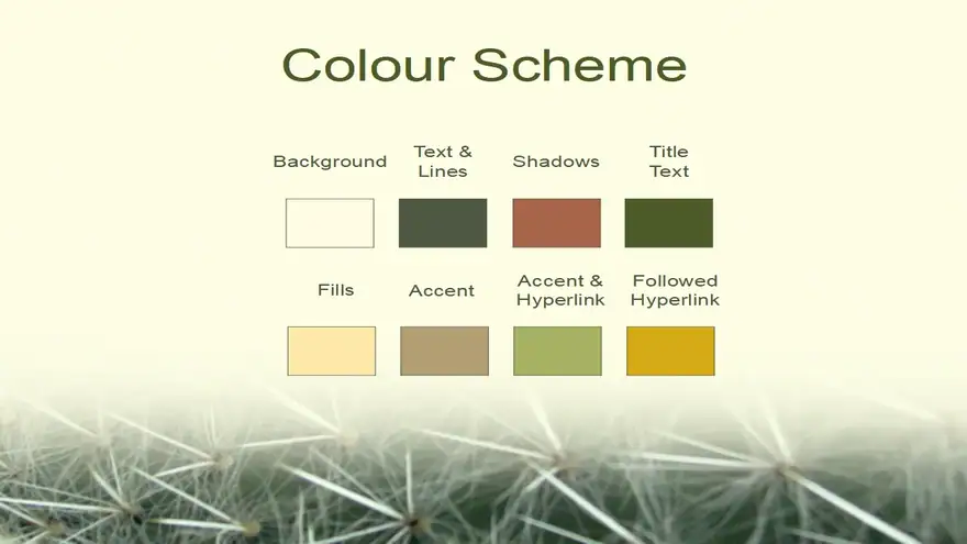 Cactus PowerPoint Template
