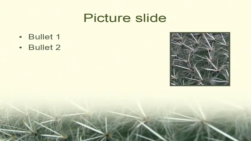 Cactus PowerPoint Template