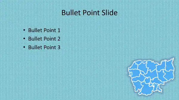 Cambodia Map PowerPoint Template