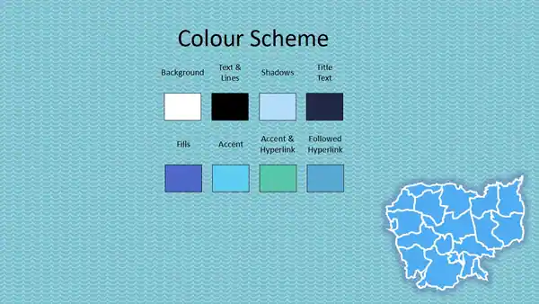 Cambodia Map PowerPoint Template