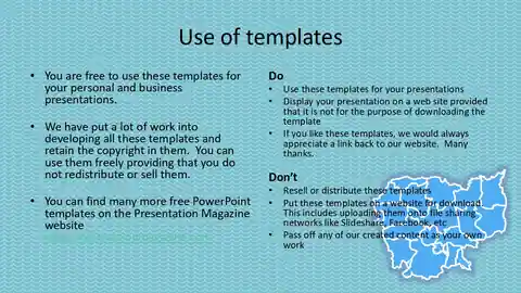 Cambodia Map PowerPoint Template