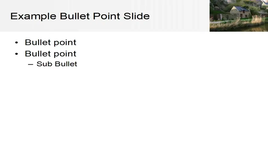 Canal Background PowerPoint Template