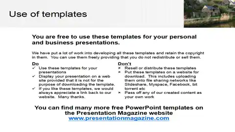 Canal Background PowerPoint Template