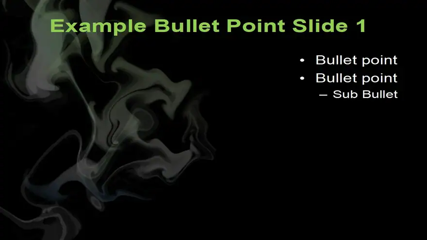 Cannabis Smoke PowerPoint Template